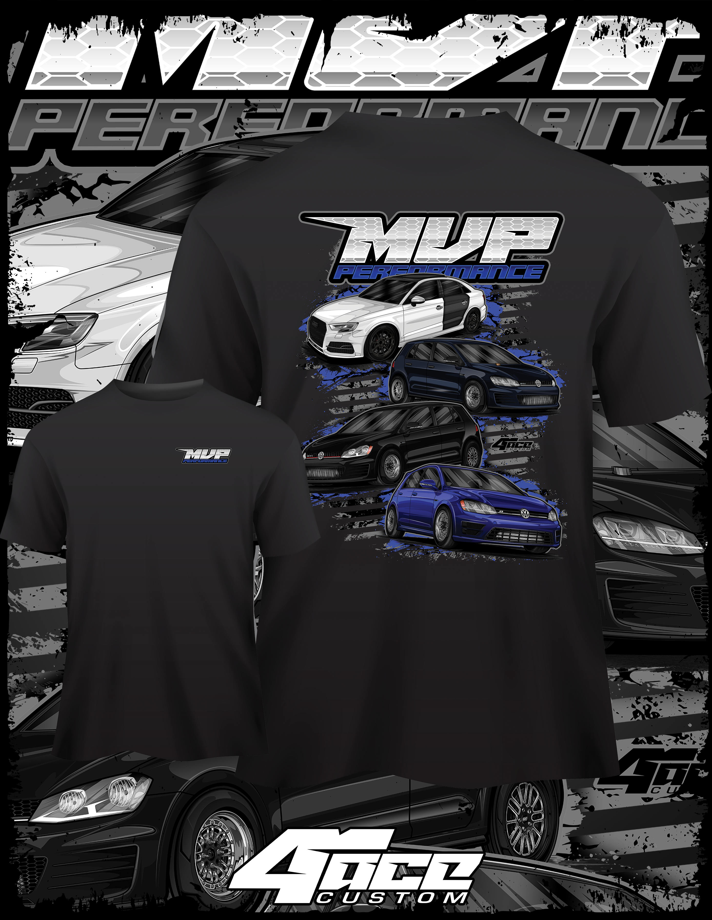 Official MVPerformance Blueprint Tech Shirt